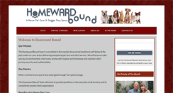 Desktop Screenshot of homewardboundoxford.com